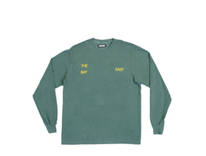 The East Bay Longsleeve T- shirt - Faded Green