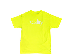 Reality Background t-shirt - safety green